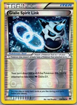 Glalie Spirit Link 139/162 Uncommon BREAKthrough Pokemon Reverse Holo Near Mint - Image 1