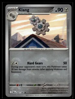 Klang 062/086 Black Bolt POKEBALL Common Pokemon - Image 1