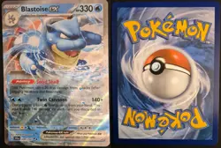 Blastoise ex 30/142 Double Rare Stellar Crown Pokemon Holo Near Mint - Image 1