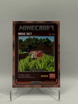 2024 Panini Minecraft Refractor Optichrome Iron #’d /149 #61 - Zoglin - Image 2