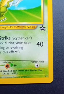 Pokemon Cards: Wizards Black Star Promo: Scyther 45 - Image 4