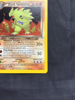 Pokemon Cards: Neo Destiny Rare Holo: Dark Tyranitar 11/105 - Image 5
