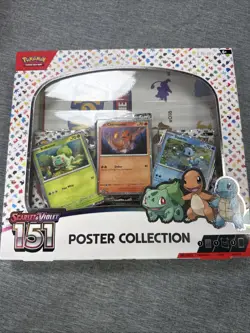 Pokemon TCG Scarlet & Violet 151 Poster Collection Box - New & Factory Sealed - Image 1