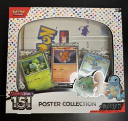 Pokemon TCG Scarlet & Violet 151 Poster Collection Box NEW SEALED - Image 1