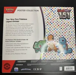 Pokemon TCG Scarlet & Violet 151 Poster Collection Box NEW SEALED - Image 2