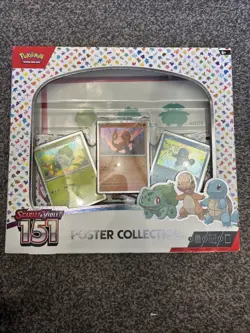 Pokemon TCG Scarlet & Violet 151 Poster Collection Box New and Sealed - Image 1