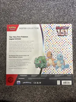Pokemon TCG Scarlet & Violet 151 Poster Collection Box New and Sealed - Image 4