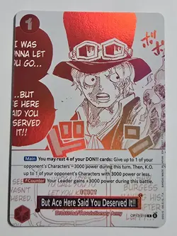 One Piece OP13-019 English Promo Rare Event 3rd Anniversary Treasure Campaign - Image 1