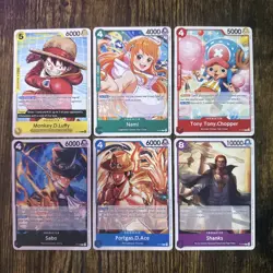 One Piece Card Game Tournament Pack 2026 Vol. 2 Full Set of 6 - Image 1