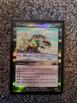 Cromat Rare legend Apocalypse FOIL Magic the gathering card - Image 1