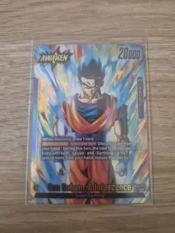 Son Gohan : Adolescence FB04-026 Alternate Art Leader Dragon Ball Super Fusion - Image 1