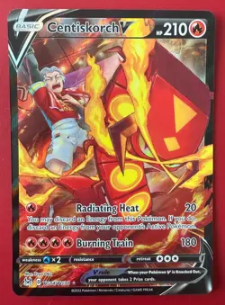 Centiskorch V TG14/TG30 - Pokemon - Lost Origin - Full Art Trainer Gallery - NM - Image 1
