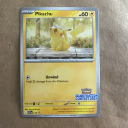 Pikachu SVP 214 - Illustration Contest 2024 S&V Promo - Pokemon TCG - Image 1