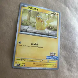 Pikachu SVP 214 - Illustration Contest 2024 S&V Promo - Pokemon TCG - Image 2