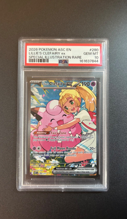Lillie's Clefairy ex 076/217 Me: Ascended Heroes Holo PSA 10 SHIPS NOW 🔥 DEAL - Image 1