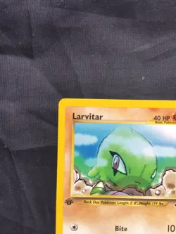 Pokemon Cards: Neo Discovery 1st Edition Common: Larvitar 57/75 - Image 2