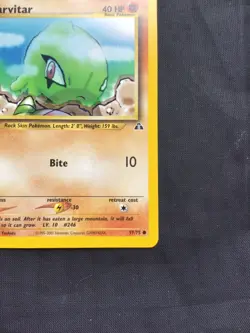 Pokemon Cards: Neo Discovery 1st Edition Common: Larvitar 57/75 - Image 4