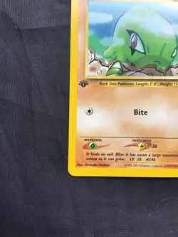 Pokemon Cards: Neo Discovery 1st Edition Common: Larvitar 57/75 - Image 5