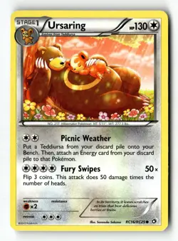 Pokemon Card Ursaring Holo LP Legendary Treasures: Radiant Collection RC16/RC25 - Image 1