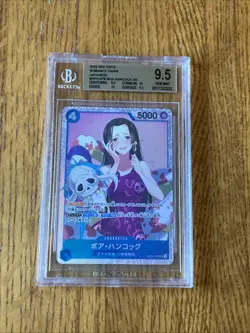 Boa Hancock OP01-078 SR ONE PIECE Card ROMANCE DAWN Japan Graded Beckett 9.5 - Image 1