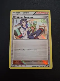 Pokemon TCG Professor Sycamore 107a/122 Holo Rare BREAKpoint LP Card - Image 1