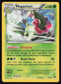 Pokemon TCG - BREAKpoint - Meganium 3/122 Cosmos Holo - P - Image 1