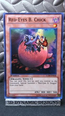 | Yugioh Red-Eyes B. Chick LCJW-EN038 1st Super Rare Collection NM- 🔥 | - Image 1