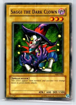 Saggi the Dark Clown MRD-066 Common / Short Print Metal Raiders Yu-Gi-Oh LP - Image 1