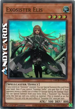 EXOSISTER ELIS • (Esosorella Elis) • Super R • GRCR EN013 • 1Ed • YUGIOH! - Image 1