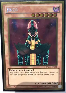 Yu-Gi-Oh! TCG Jinzo PGLD-EN051 Gold Rare Near Mint - Image 1