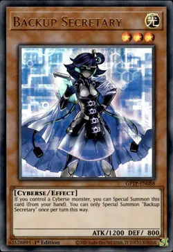 Backup Secretary - Ultra Rare 1st Edition GFTP-EN088 - NM - YuGiOh - Image 1