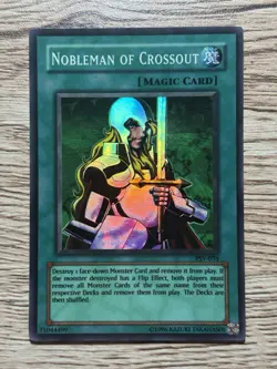 Yu-Gi-Oh! Konami Nobleman of Crossout PSV-034 Super Rare Lightly Played - Image 1