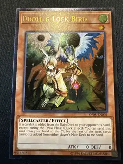 Yugioh! OP08-EN001 Droll & Lock Bird LP - Image 2