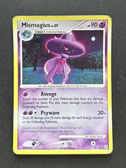 Pokemon Card Mismagius 10/130 Diamond & Pearl Regular MP - Image 1