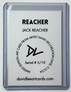 Reacher Limited Edition Artist Signed “Jack Reacher” Trading Card 5/10 - Image 2