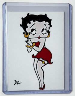 Betty Boop Limited Edition Artist Signed “American Icon” Trading Card 9/10 - Image 1