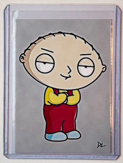 Stewie Griffin Limited Edition Artist Signed "Family Guy" Trading Card 3/10 - Image 1