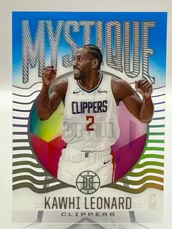 2020-21 Panini Illusions Mystique Card #19 Kawhi Leonard - Los Angeles Clippers - Image 2