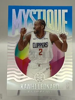 2020-21 Panini Illusions Mystique Card #19 Kawhi Leonard - Los Angeles Clippers - Image 4