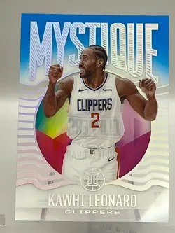 2020-21 Panini Illusions Mystique Card #19 Kawhi Leonard - Los Angeles Clippers - Image 5