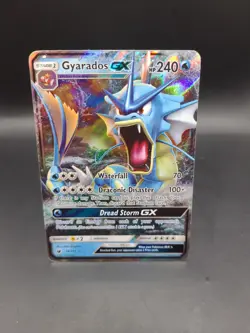 Pokemon Gyarados GX TCG Crimson Invasion Card 18/111 Rare HP - Image 1