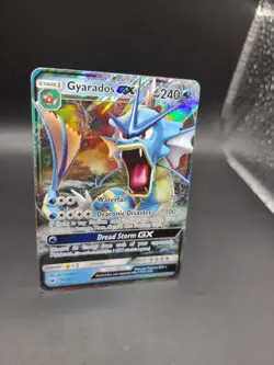 Pokemon Gyarados GX TCG Crimson Invasion Card 18/111 Rare HP - Image 2
