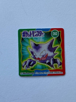 Haunter 093 Pocket Monster GB Pokemon Mini Card No 093 Nintendo Japanese 1" - Image 1