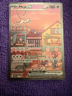 Pokemon Mew EX Black Star Promo TCG Card SVP053 151 NM - Image 1