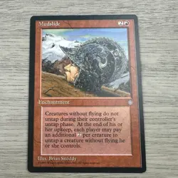 Magic The Gathering Mudslide Ice Age Rare Enchantment MTG Card - Image 1