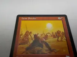 Magic the Gathering HEAT STROKE WEATHERLIGHT MTG Trading Card 1997 #24 - Image 3