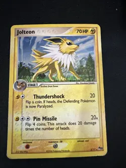 Jolteon 3/17 POP Series Promos 3 WOTC Holo Rare Pokemon Card HP - Image 1