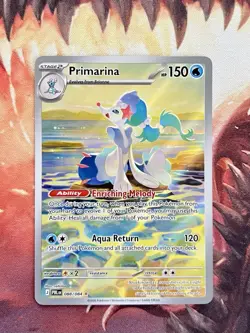 Primarina 088/084 Pitch Black Illustration Rare Pokemon Card Near Mint IN-HAND - Image 1
