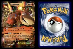 Camerupt EX 29/160 EX Rare Holo Primal Clash Pokemon Card - Image 1