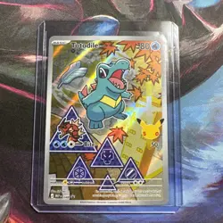 Totodile 048 First Partner Pack Oversized Holo Promo Card 80 HP English 2020 - Image 1